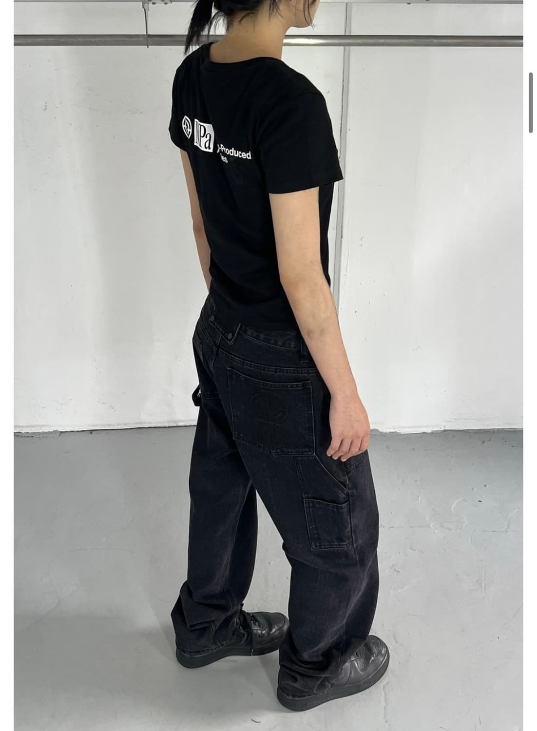 플라스틱 프로덕트 MPa painter denim pants black  상품이미지3