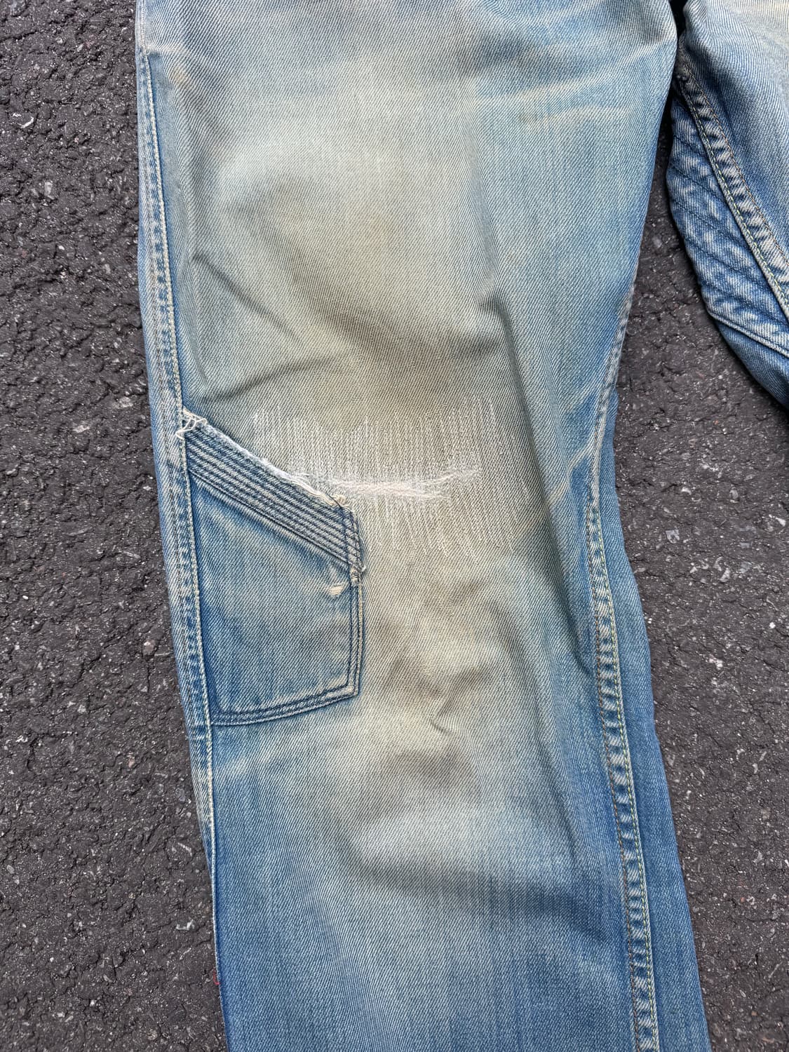 디젤 페이딩 헤비 워싱 데님팬츠  상품이미지7