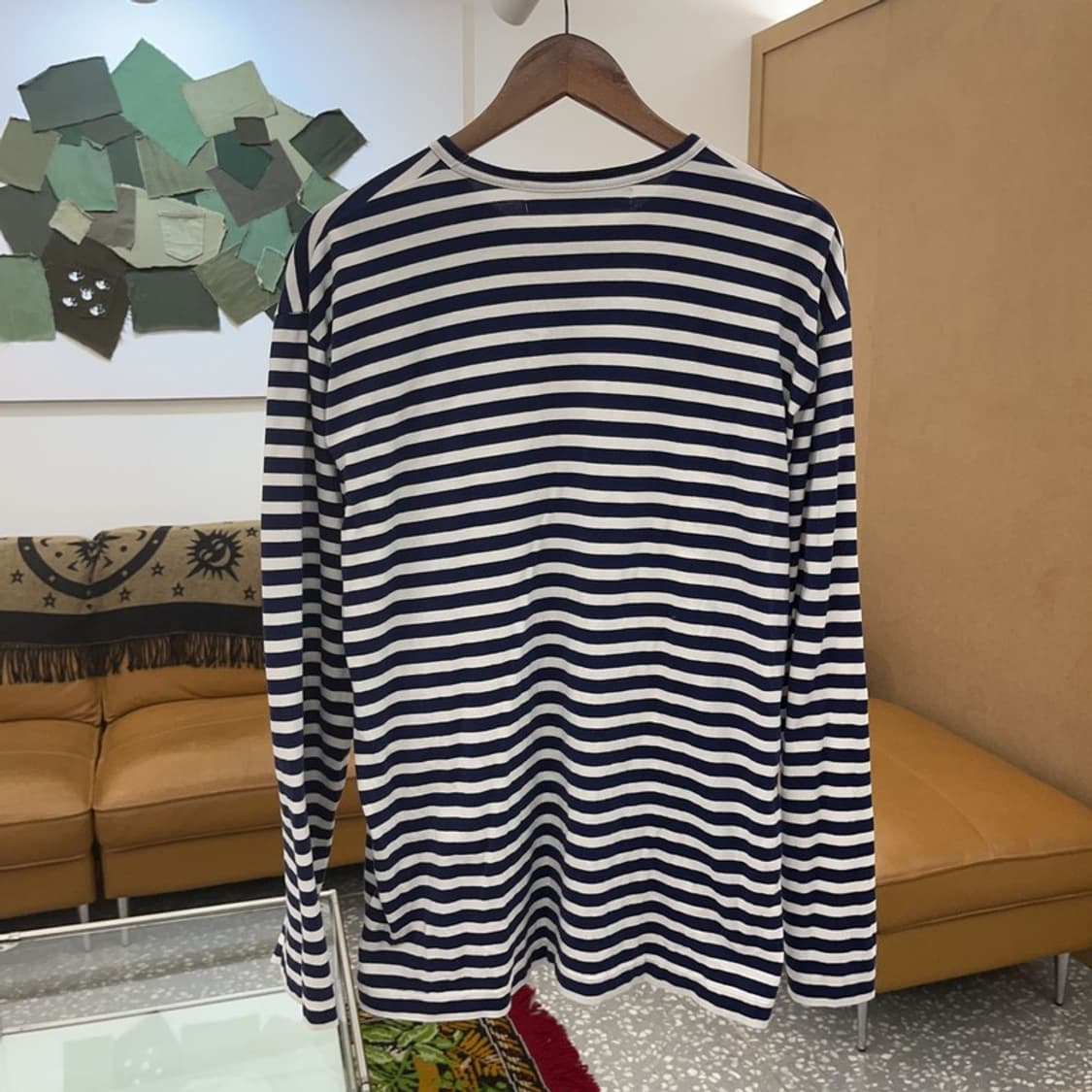 꼼데가르송 정품 와펜 단가라 롱슬리브 긴팔티 105 C06225 상품이미지3