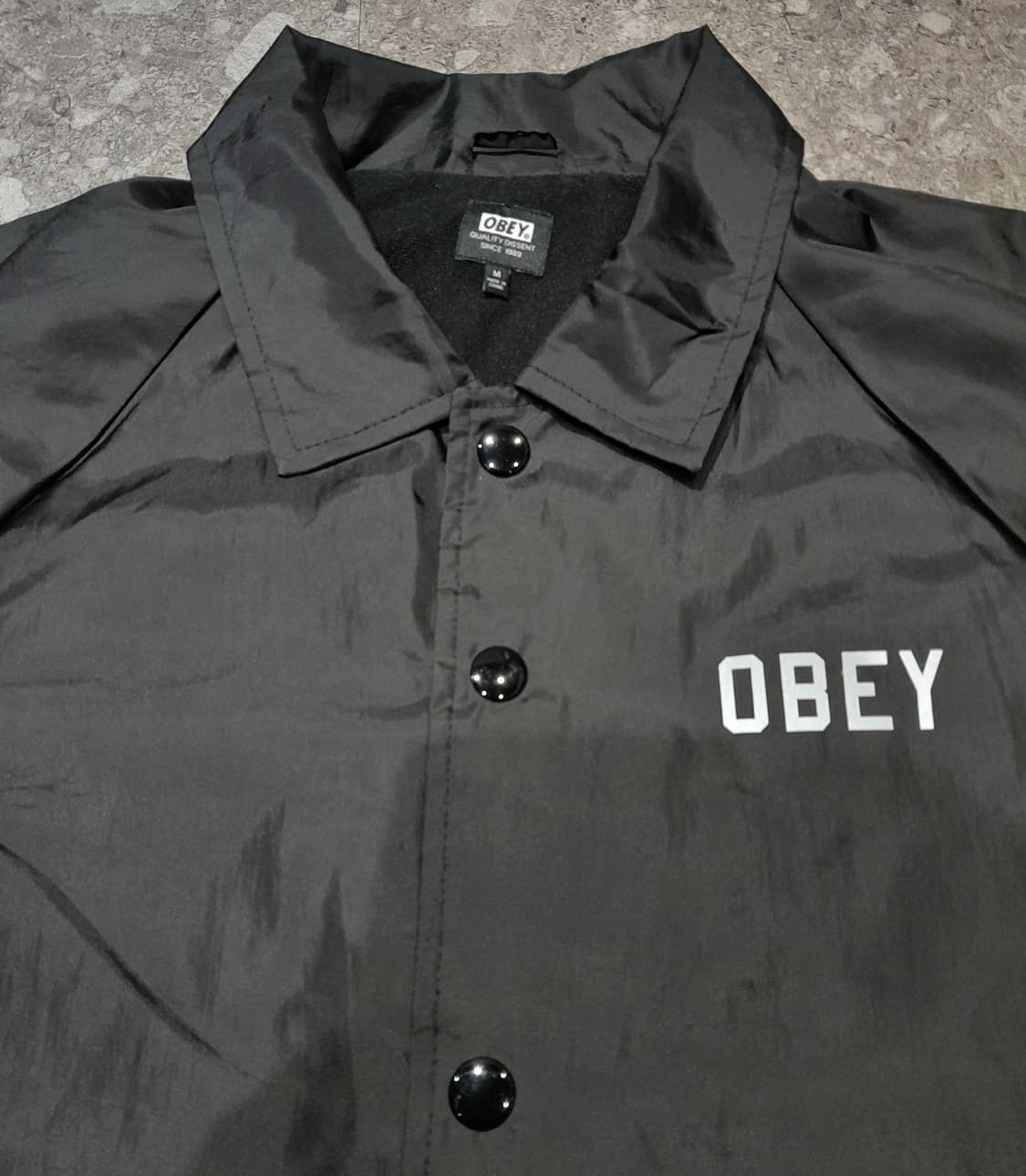 💥오베이 코치자켓 블랙 (M)
 상품이미지7