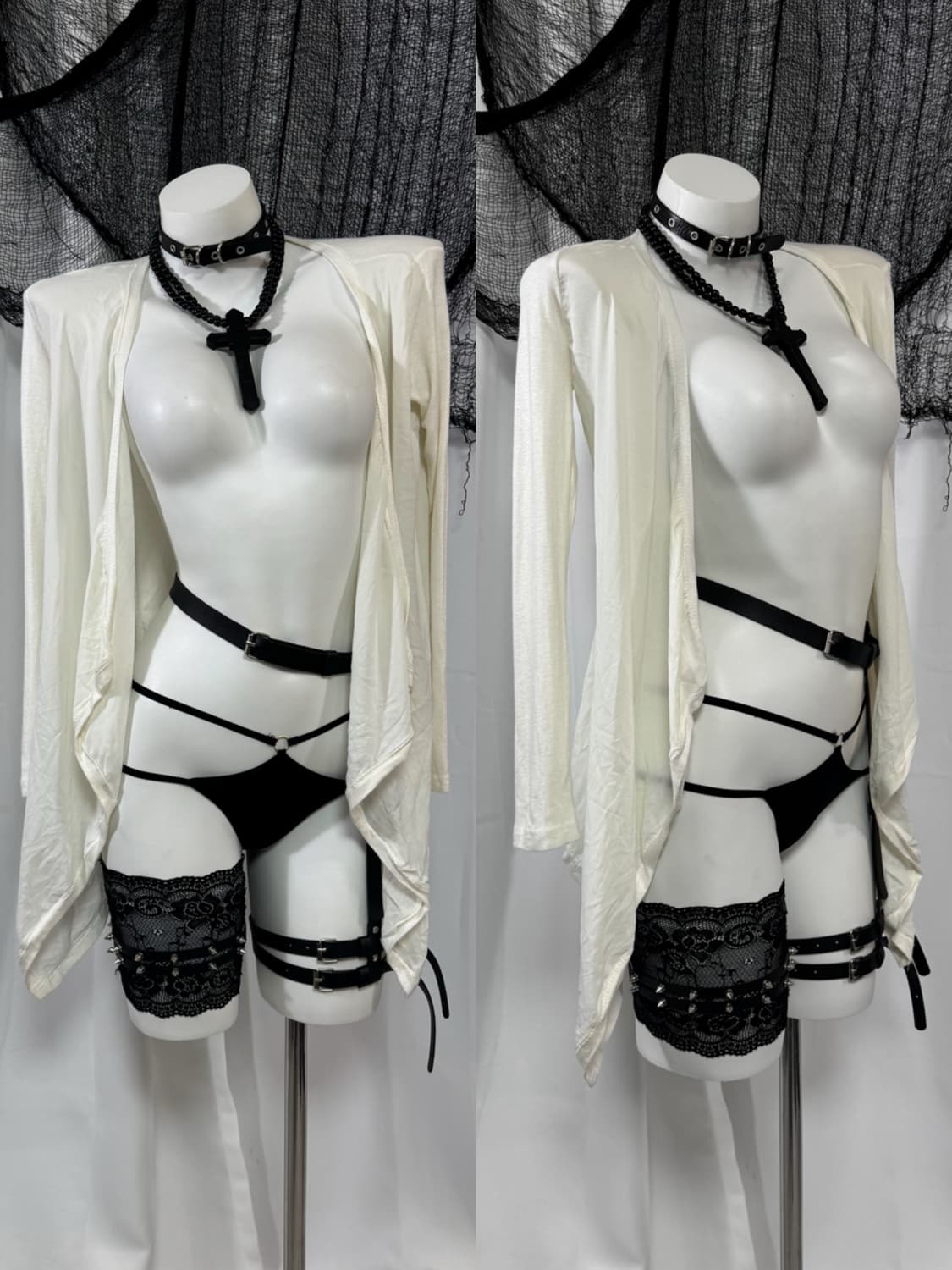 white cardigan 상품이미지1