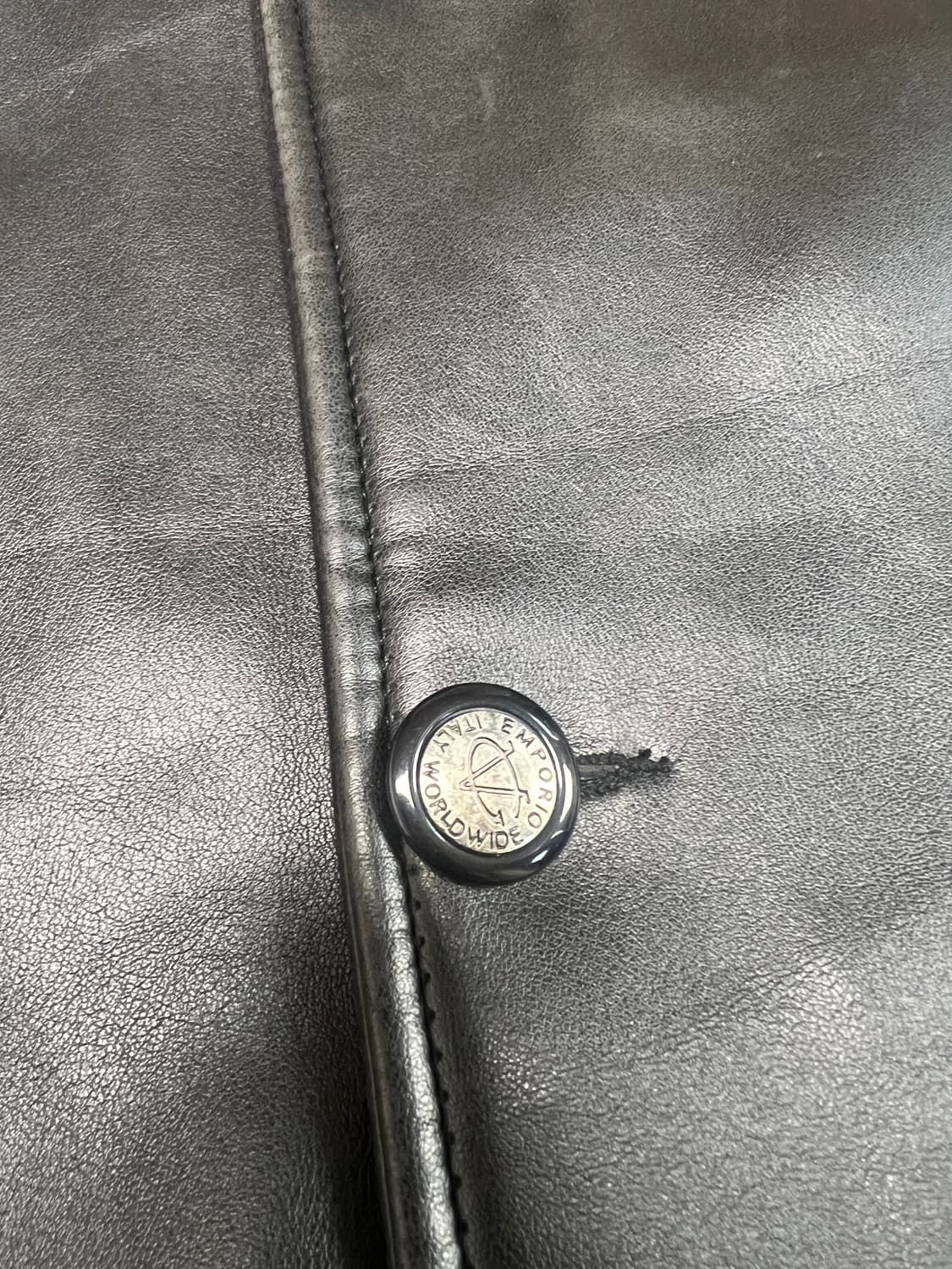 [XL] 엠포리오 빈티지 램스킨 카코트 가죽자켓 상품이미지5