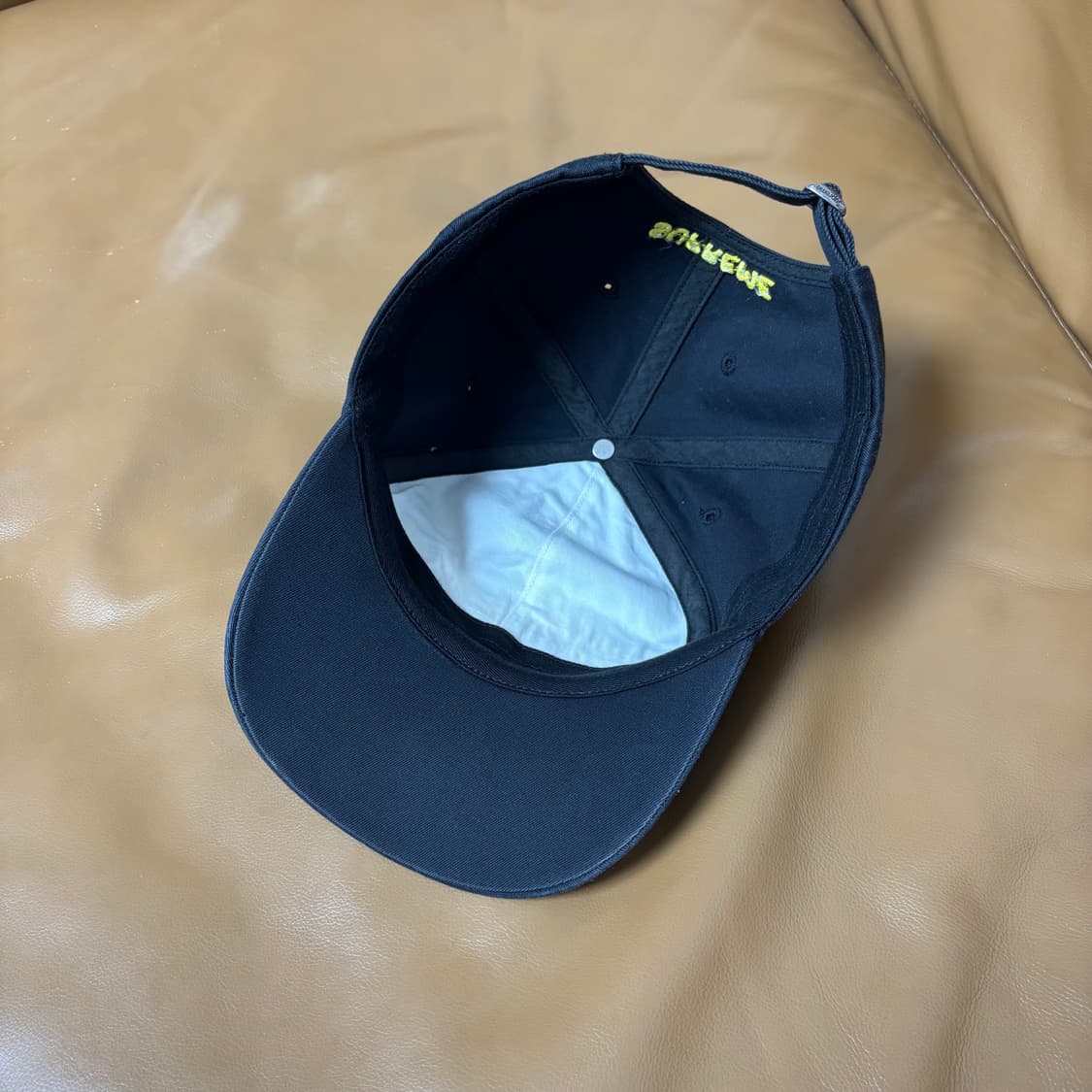 슈프림 6패널 볼캡 모자 라이온 워시드 블랙 상품이미지6