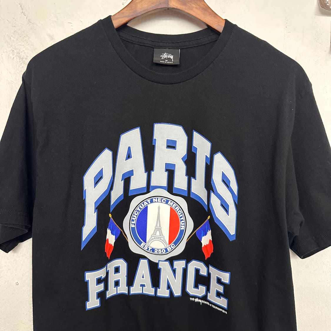 스투시 파리 투어리즘 티셔츠 상품이미지2