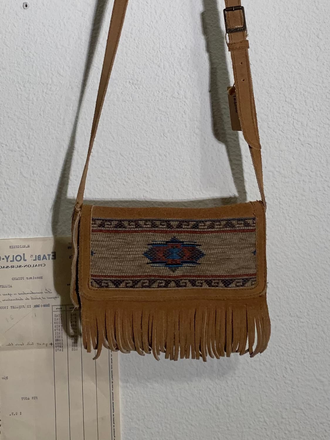 미네통카 스웨이드 프린지 숄더백 상품이미지2