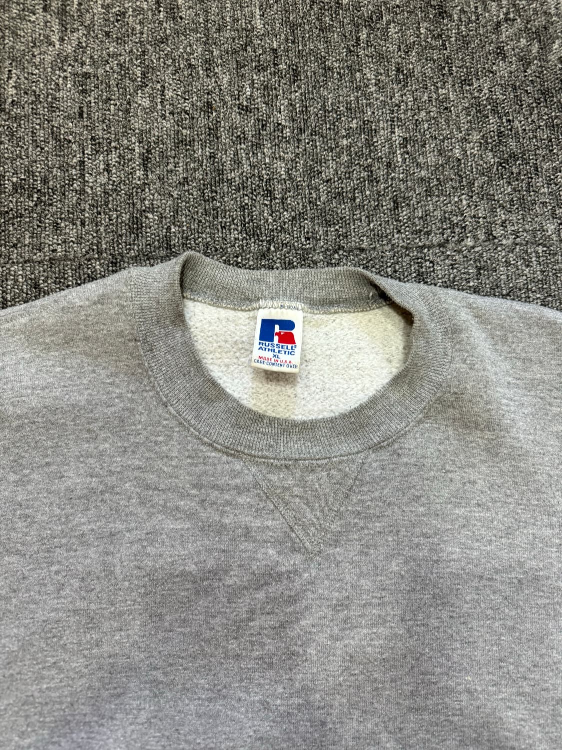 90s USA 러셀 그레이 스웻 XL 상품이미지3