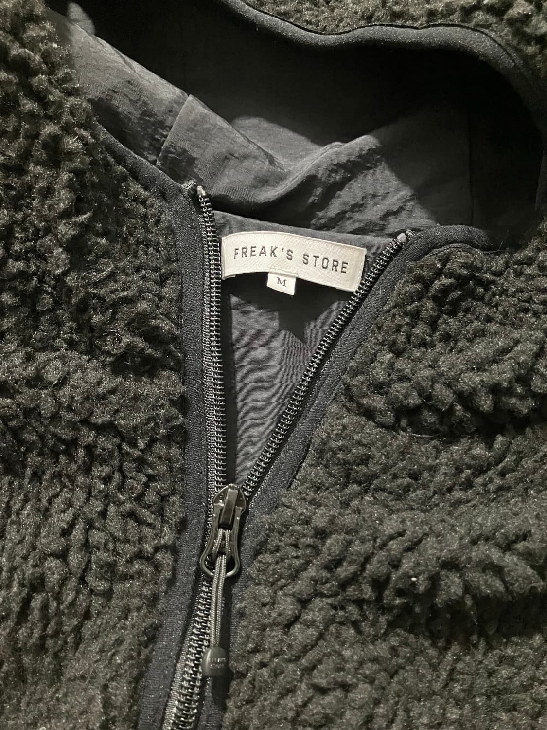 Freak's Store 리듬 딥파일 후디 플리스 자켓 블랙 파타고니아 상품이미지5