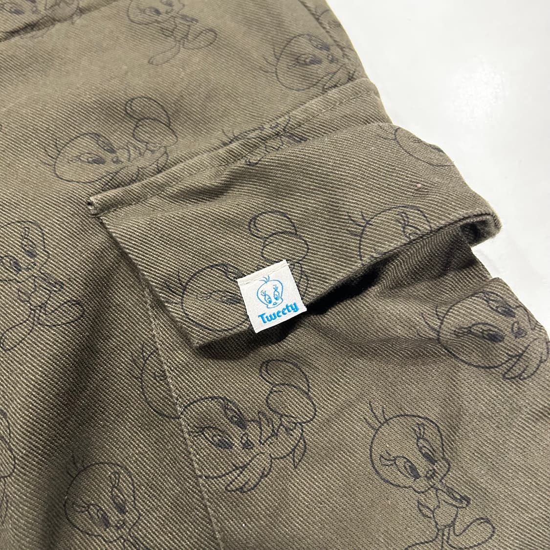 [F] 펜시클럽 Tweety 카고 바지 밀리터리 패턴 A988 상품이미지4
