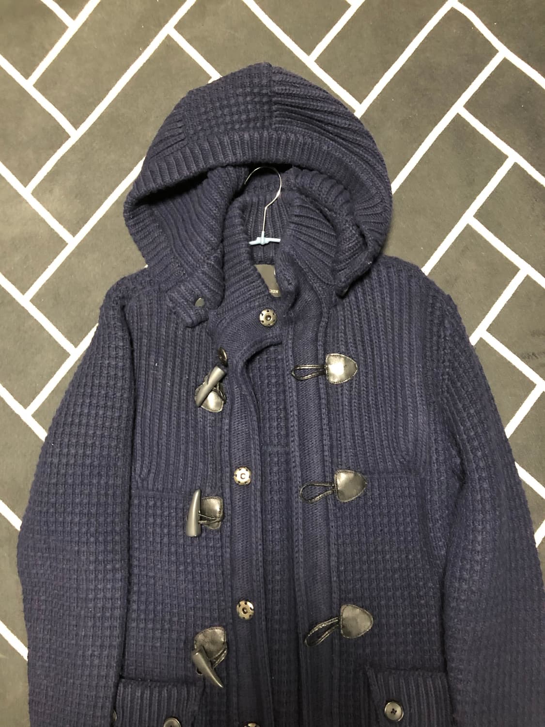 (초특가)바커st 후드니트코트/타임 솔리드 준지 우영미 톰포드 몽클레어 상품이미지6