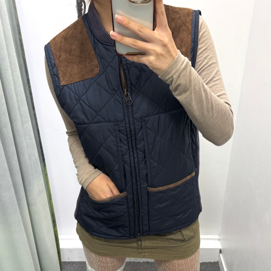 폴로 네이비 투웨이 패딩베스트 상품이미지6