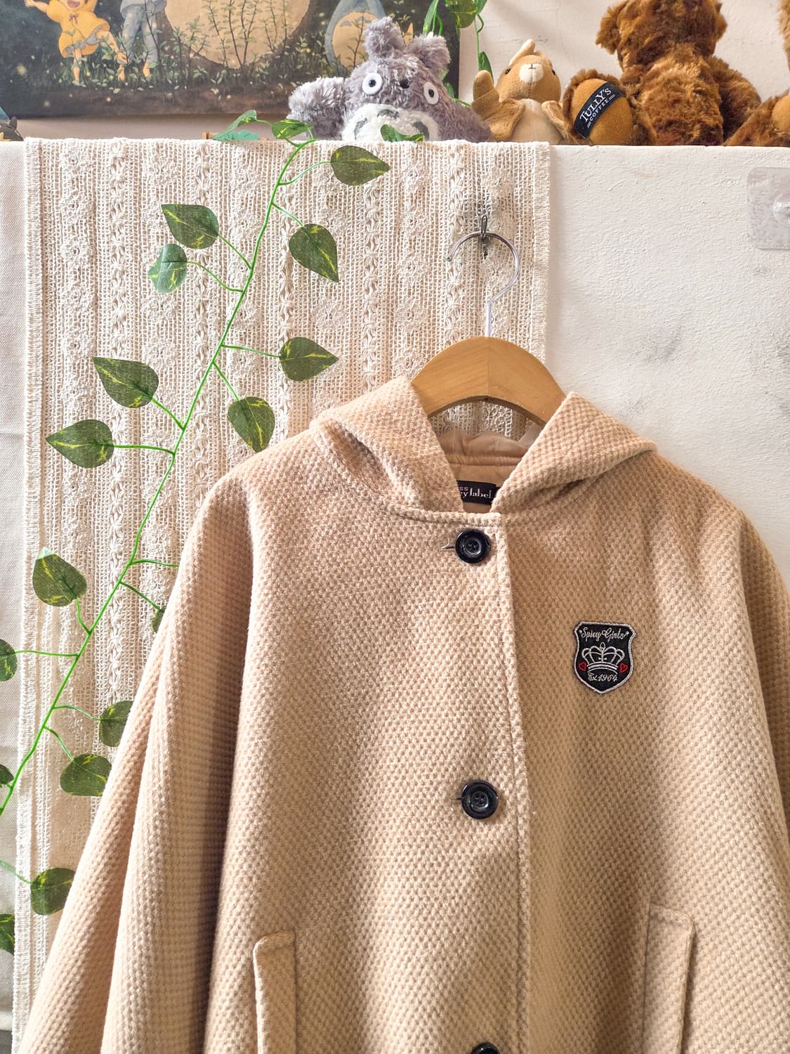 후드 케이프 코트 상품이미지2