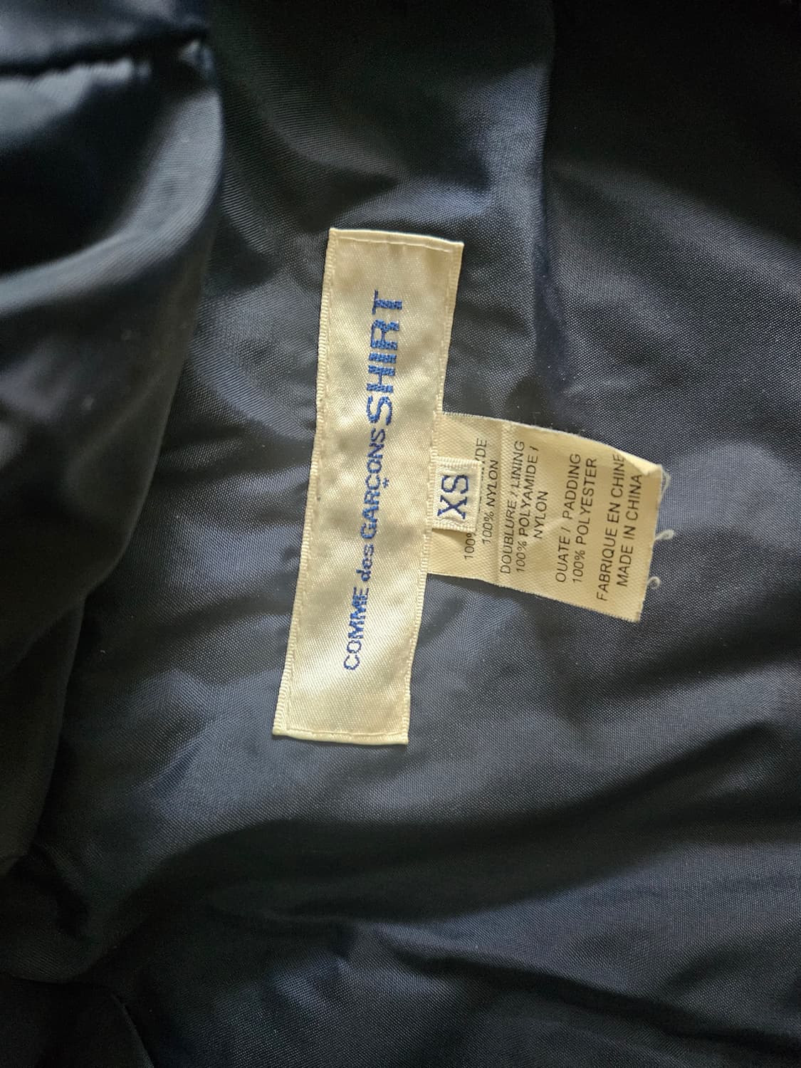 꼼데가르송 셔츠 패딩 상품이미지3