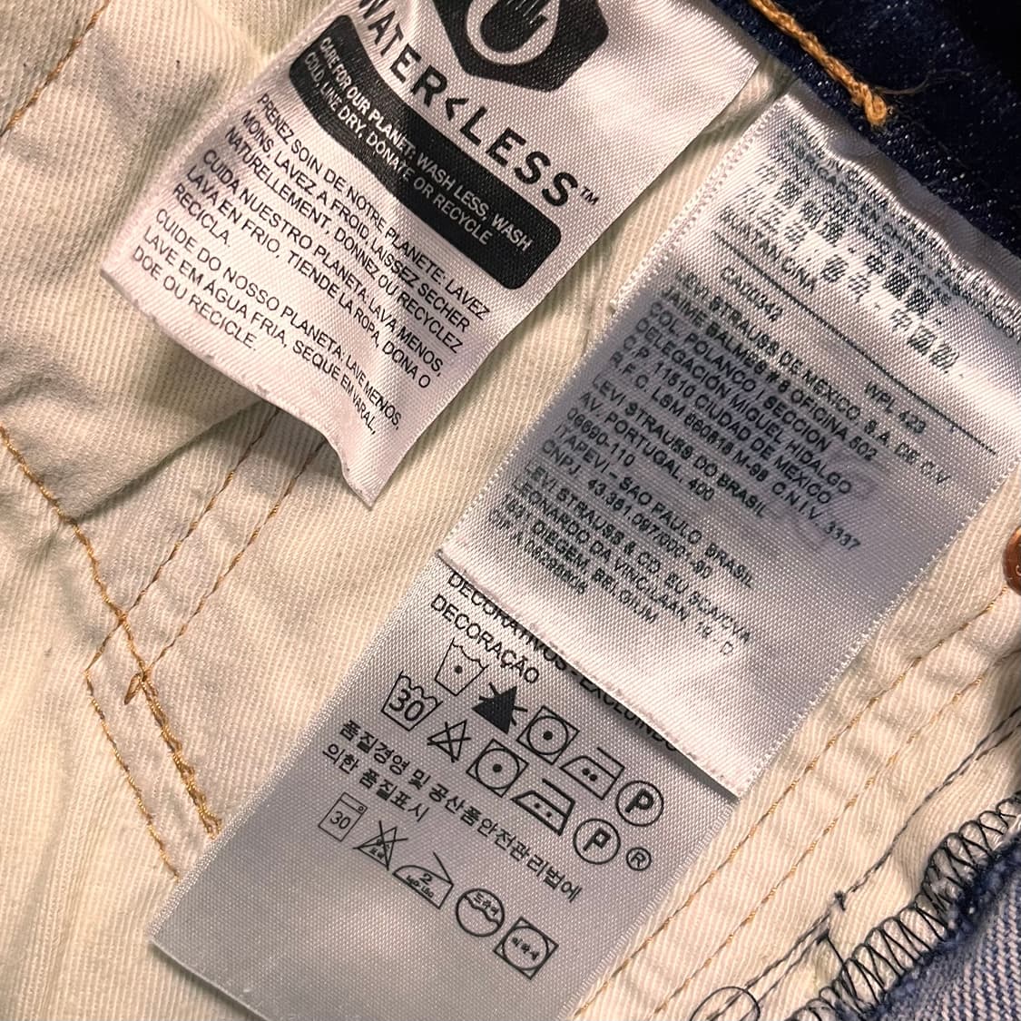 리바이스 511 빅E 데님팬츠 W30 L32 상품이미지5