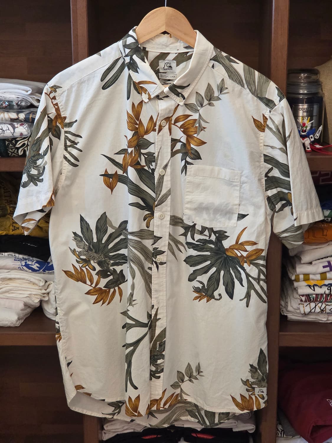 QUIKSILVER Botanical Hawaiian Shirt 상품이미지9