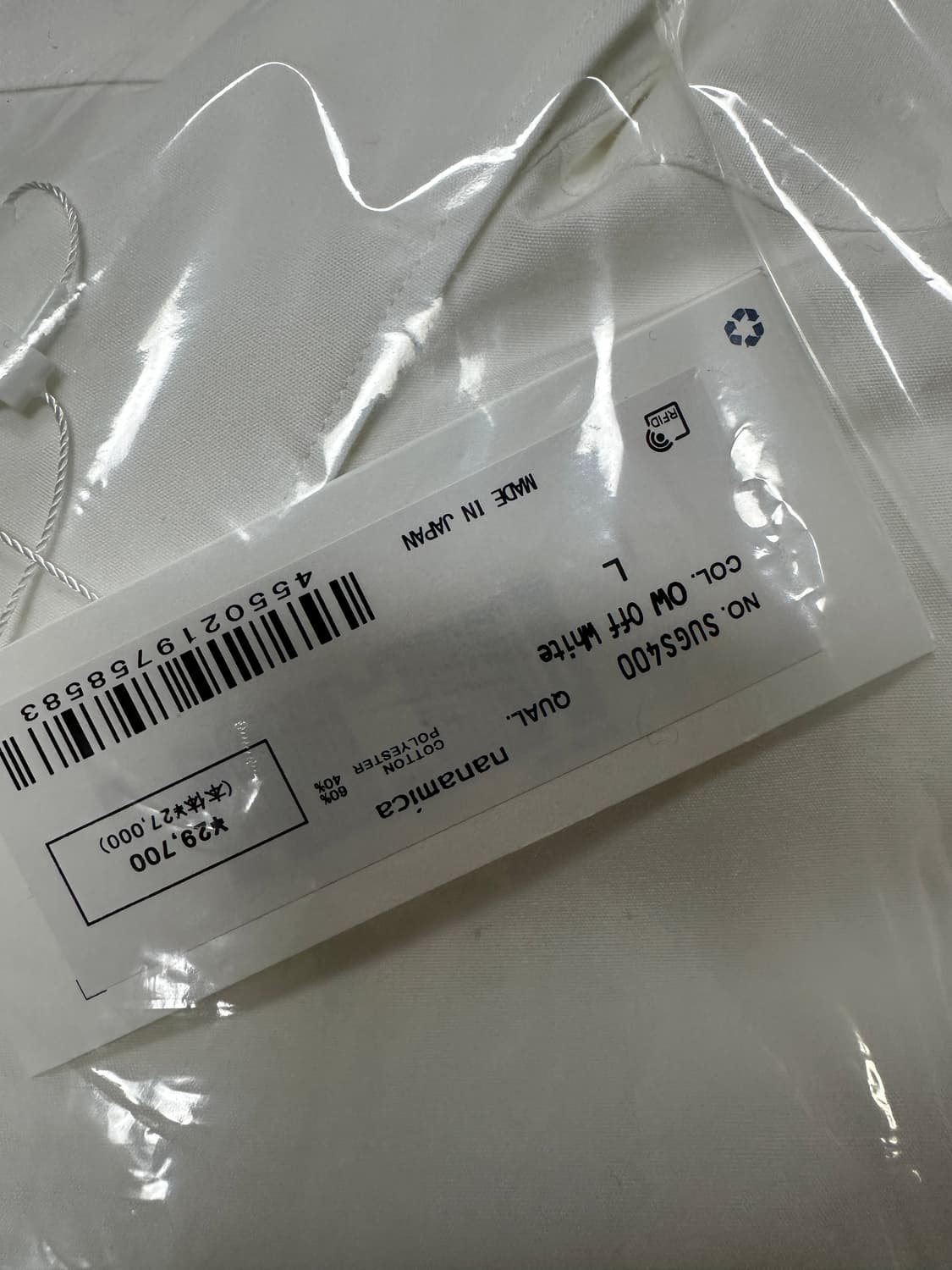 [M, L] 나나미카 윈드셔츠 새제품 상품이미지8