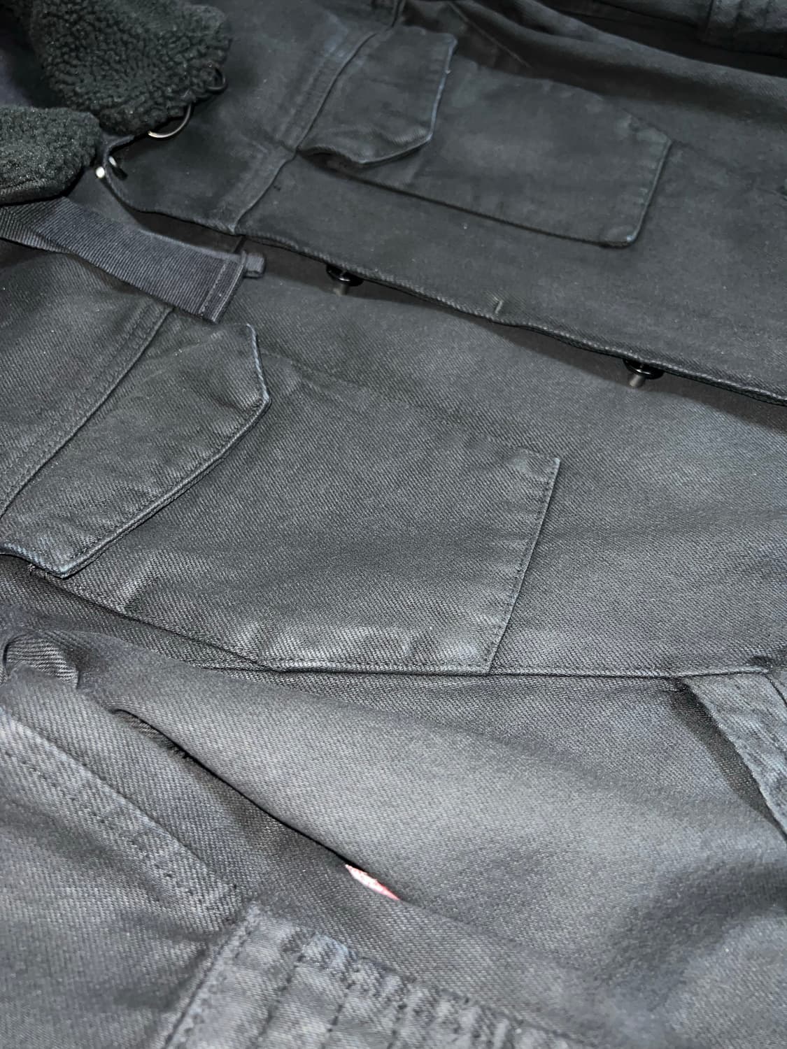 헬무트랭 왁스드 데님 자켓 상품이미지4