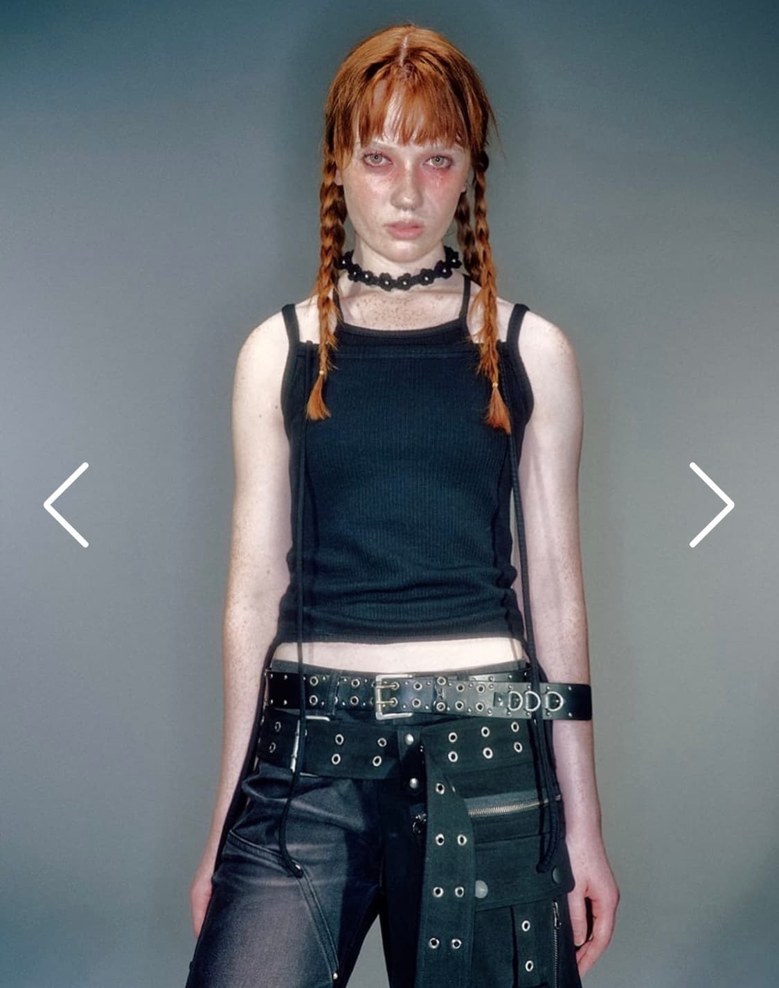 베이컨트아카이브 슬리브리스 탑 블랙 새상품 S 상품이미지3