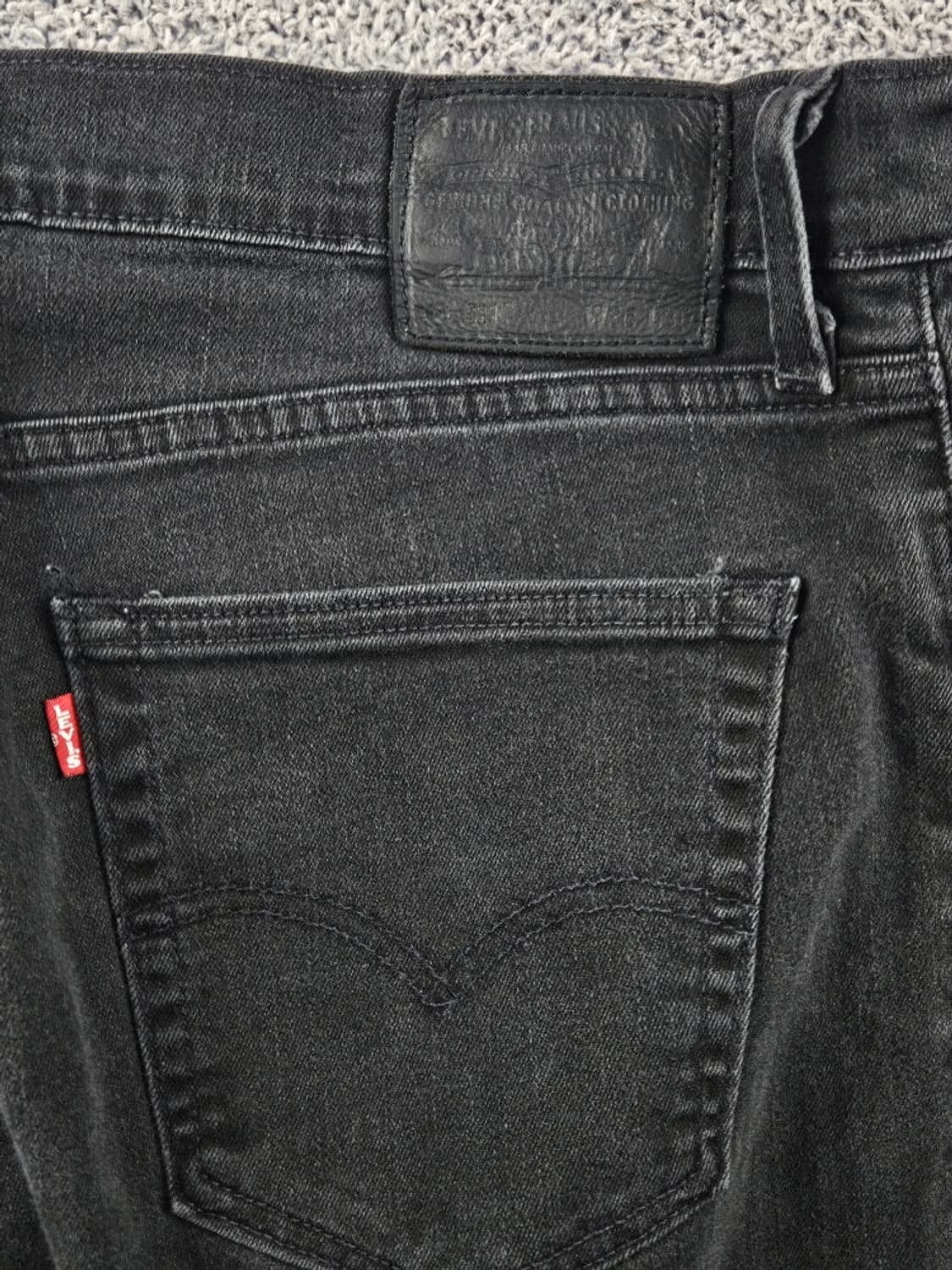리바이스 511 블랙 진 데님 팬츠 ( 36X30 ) / 10858 상품이미지8