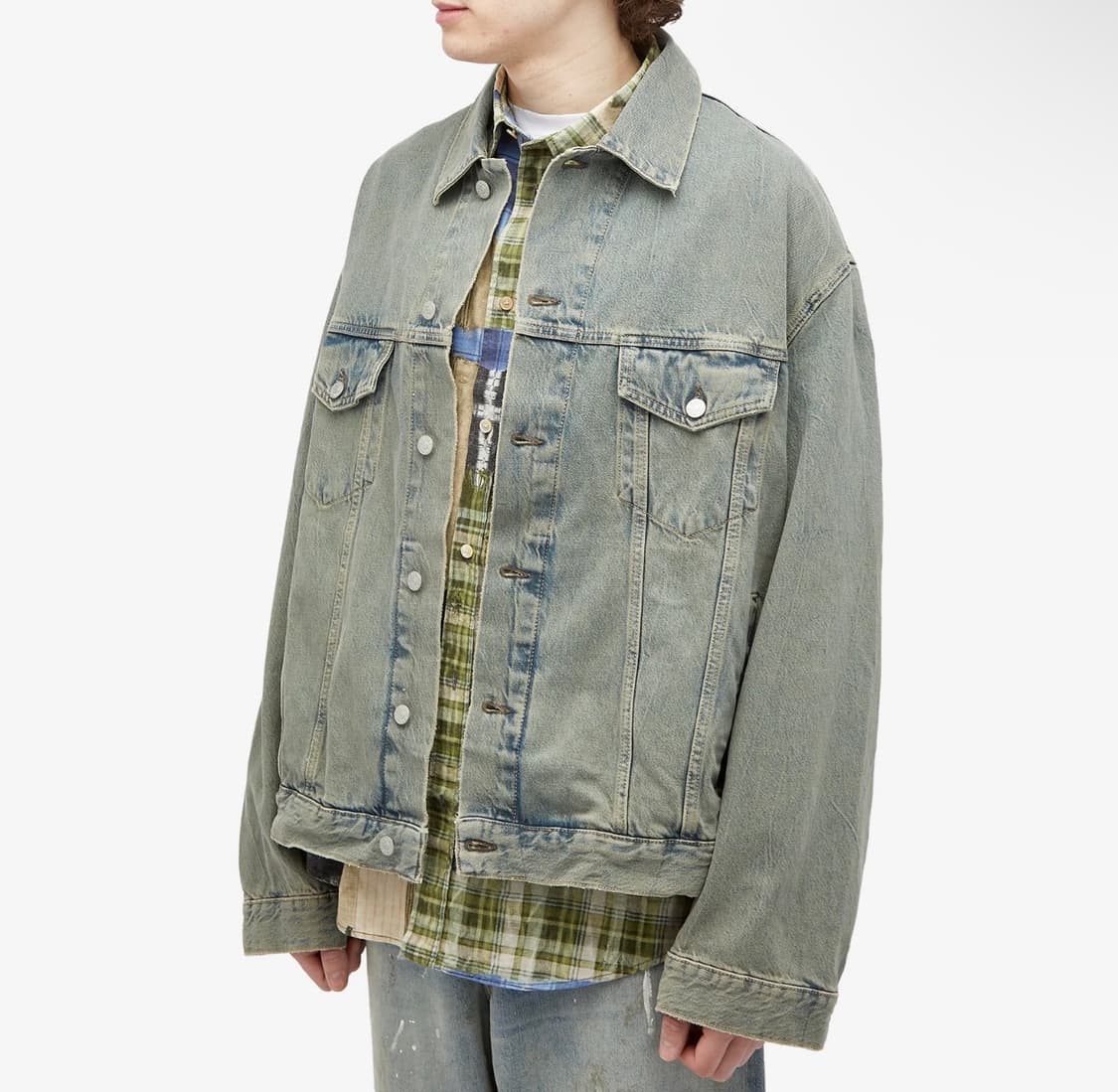 아크네 스튜디오 빈티지워싱 오저사이즈 데님자켓 상품이미지5