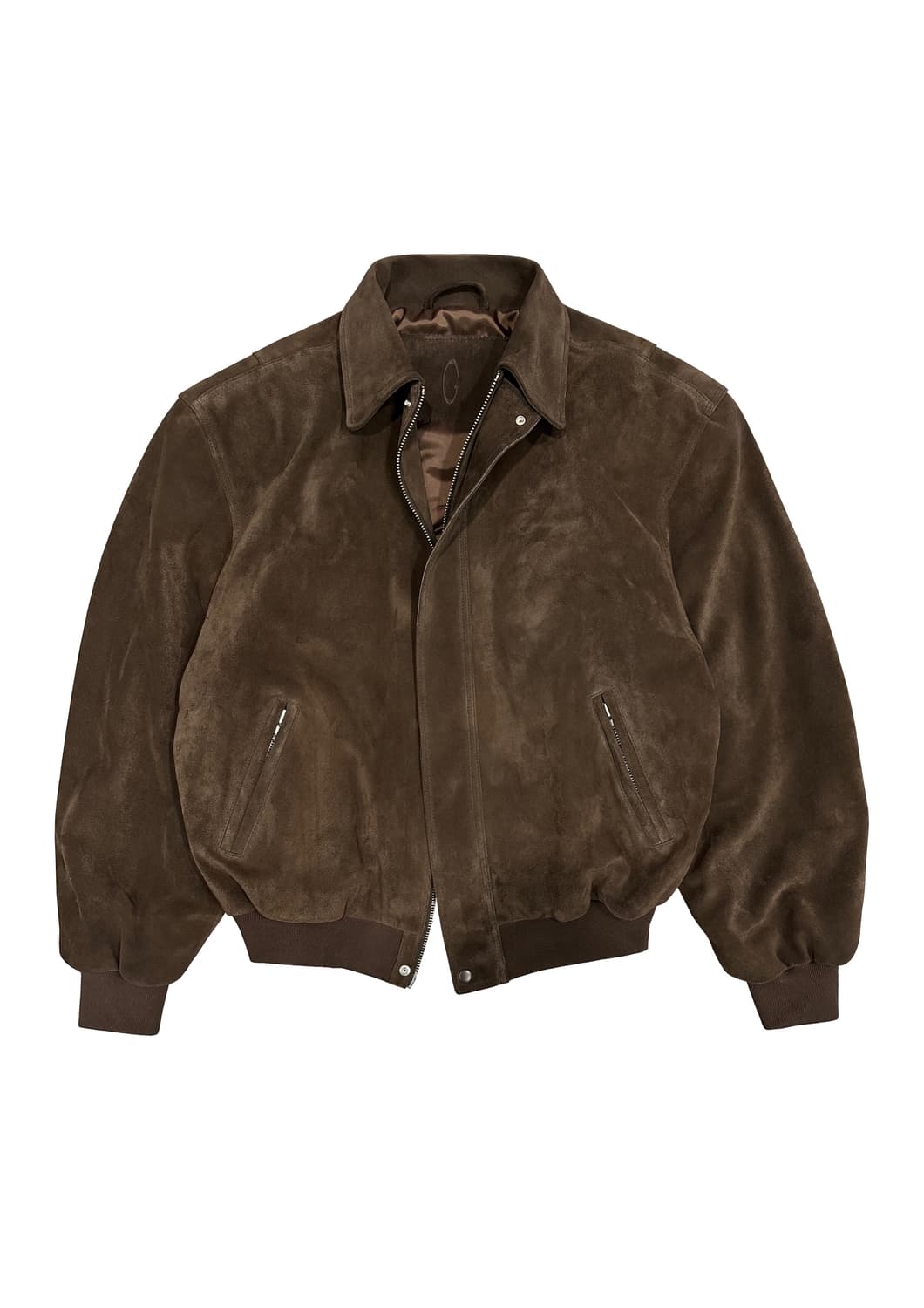 [0]GLESS 글레스 스웨이드 봄버 딥브라운 상품이미지10