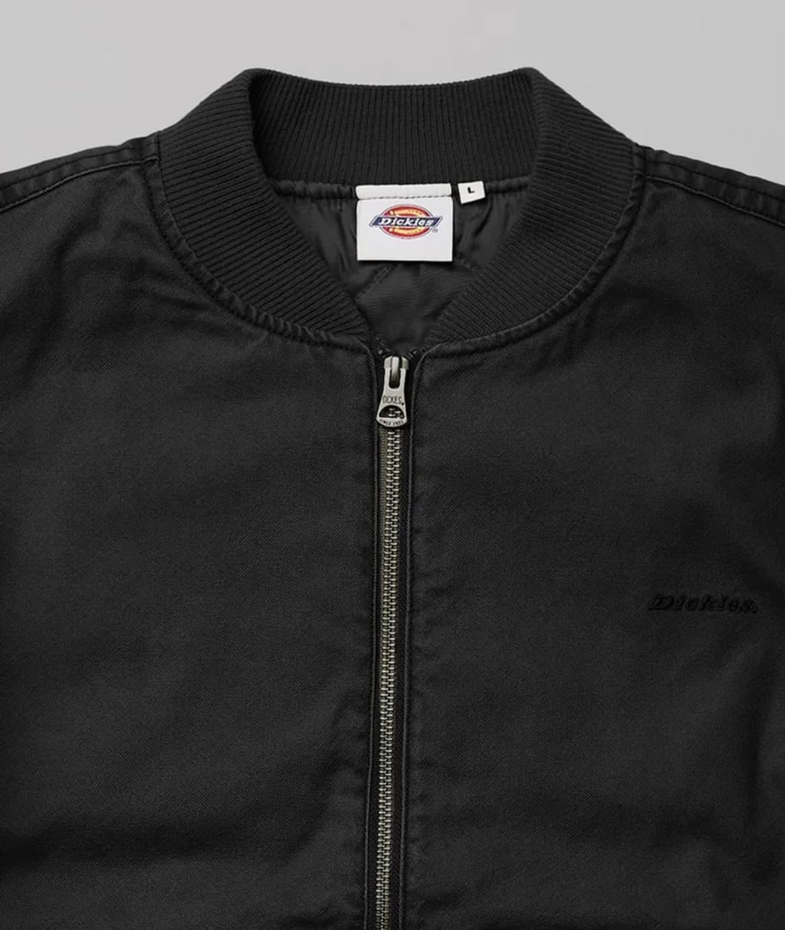 [디키즈] 가먼트 다이드 봄버 자켓 블랙 XL (데드스탁) 상품이미지7