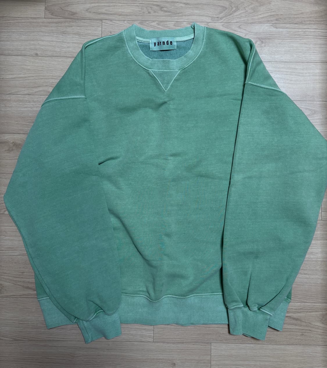 얀드 빈티지그린 스웻  상품이미지1