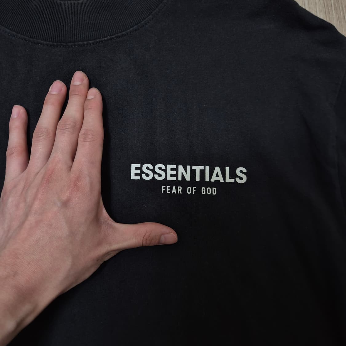 피어오브갓 에센셜 빅프린팅 롱슬리브 긴팔티셔츠 M(95) 상품이미지4