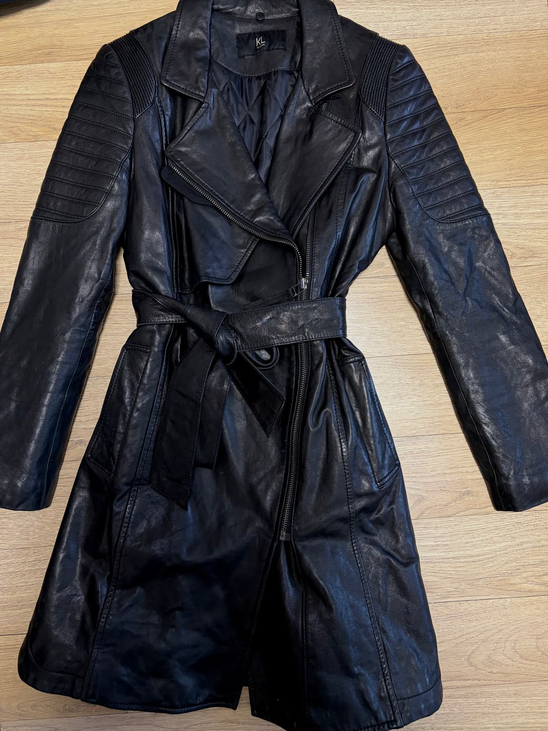 바이린 양가죽 바이커 코트자켓 44-55 상품이미지1