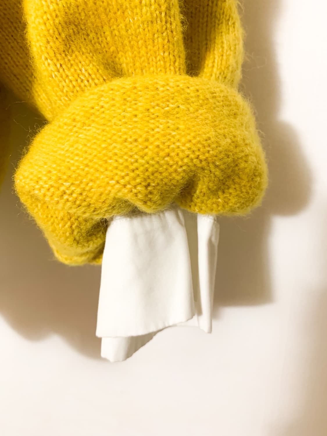 앤아더스토리즈 울 반목 카라 니트 스웨터 머스터드 옐로우 상품이미지2