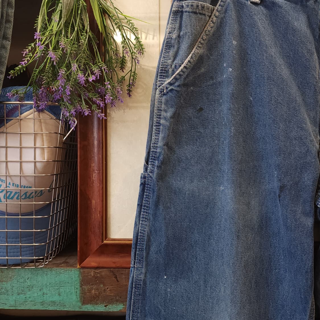 칼하트 카펜터 데님팬츠 워크팬츠 페인팅 칼하트 덩가리 32x32 상품이미지4