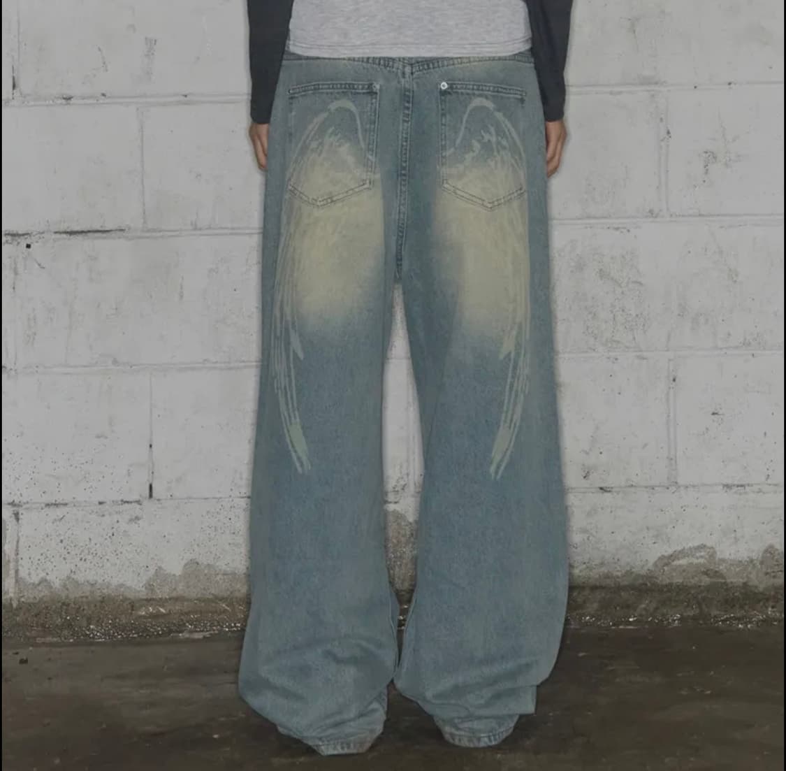 팬시클럽 엔젤 빈티지 워싱 팬츠 상품이미지1