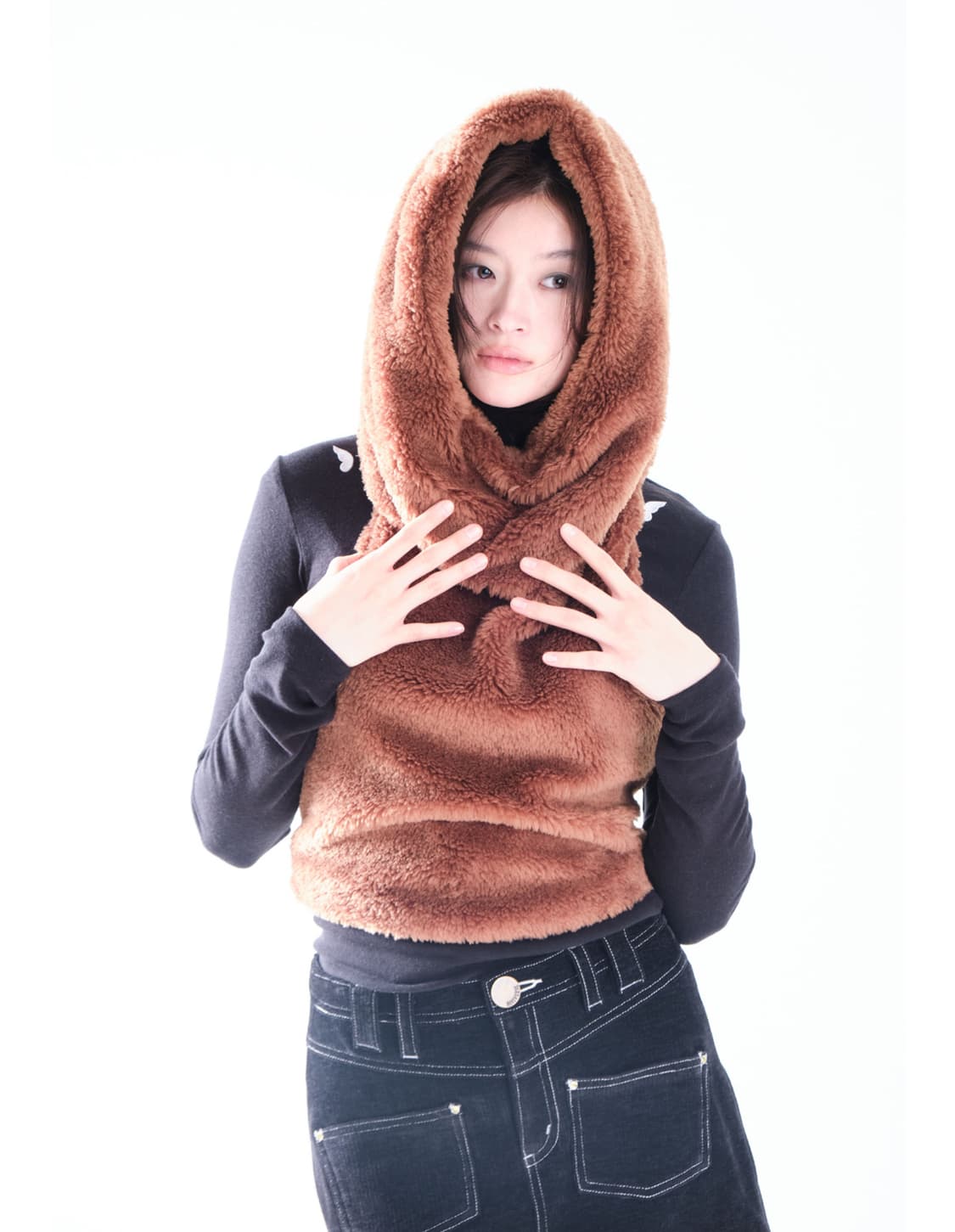 나비버스 퍼 후디 베스트 상품이미지1