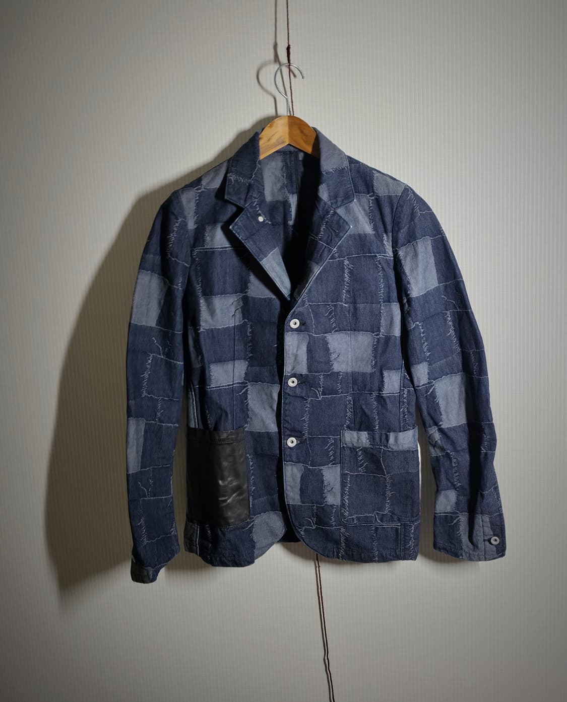 이사무 카타야마 백러쉬 패치워크 데님 자켓 상품이미지3