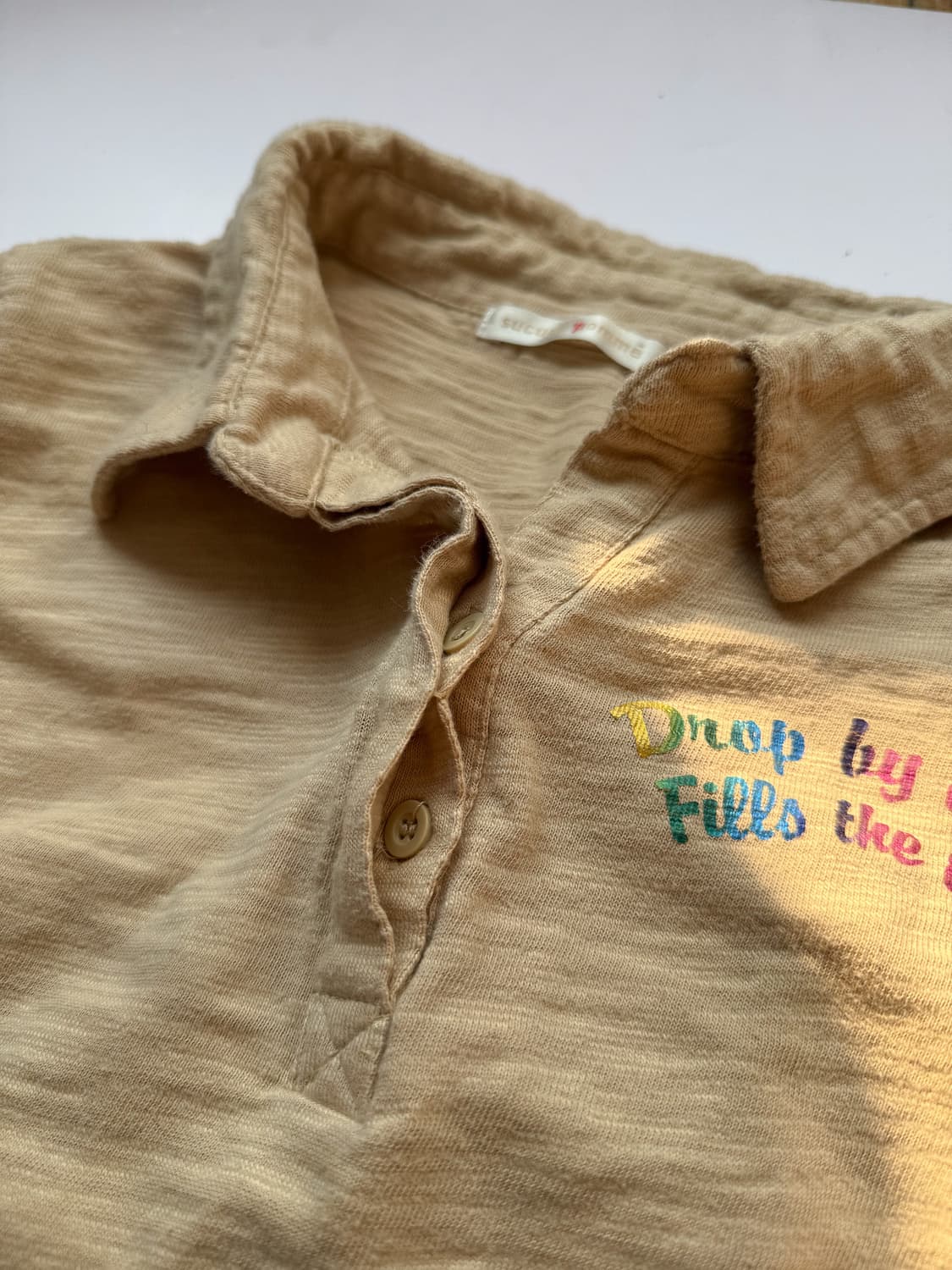 Floral Patch Rainbow Print Shirt 0356 상품이미지3