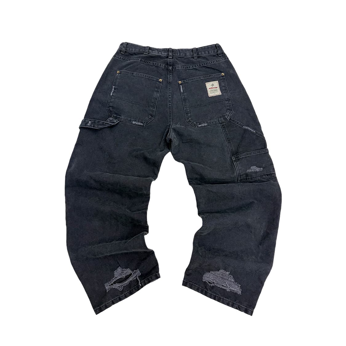 1 아오이로 TRSC 빈티지 VTG 더블니 팬츠 올드 네이비 상품이미지1