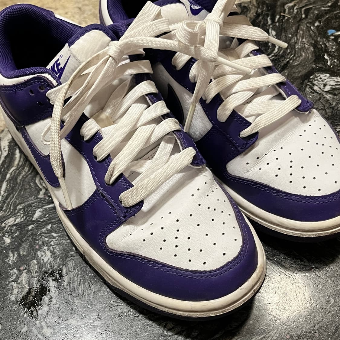 나이키 덩크 로우 레트로 챔피언십 코트 퍼플 245mm 상품이미지3