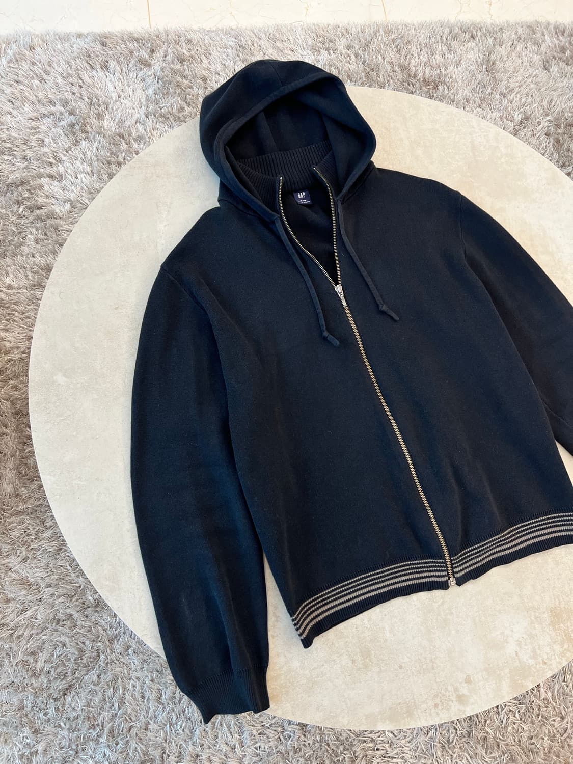 90s Gap Knit Zip-Up Hoodie 상품이미지5