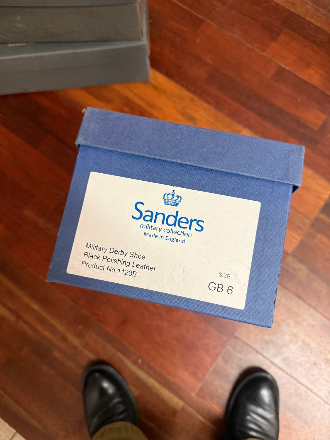 샌더스 밀리터리단화1128 255 uk6 캡토더비 코도반 상품이미지8