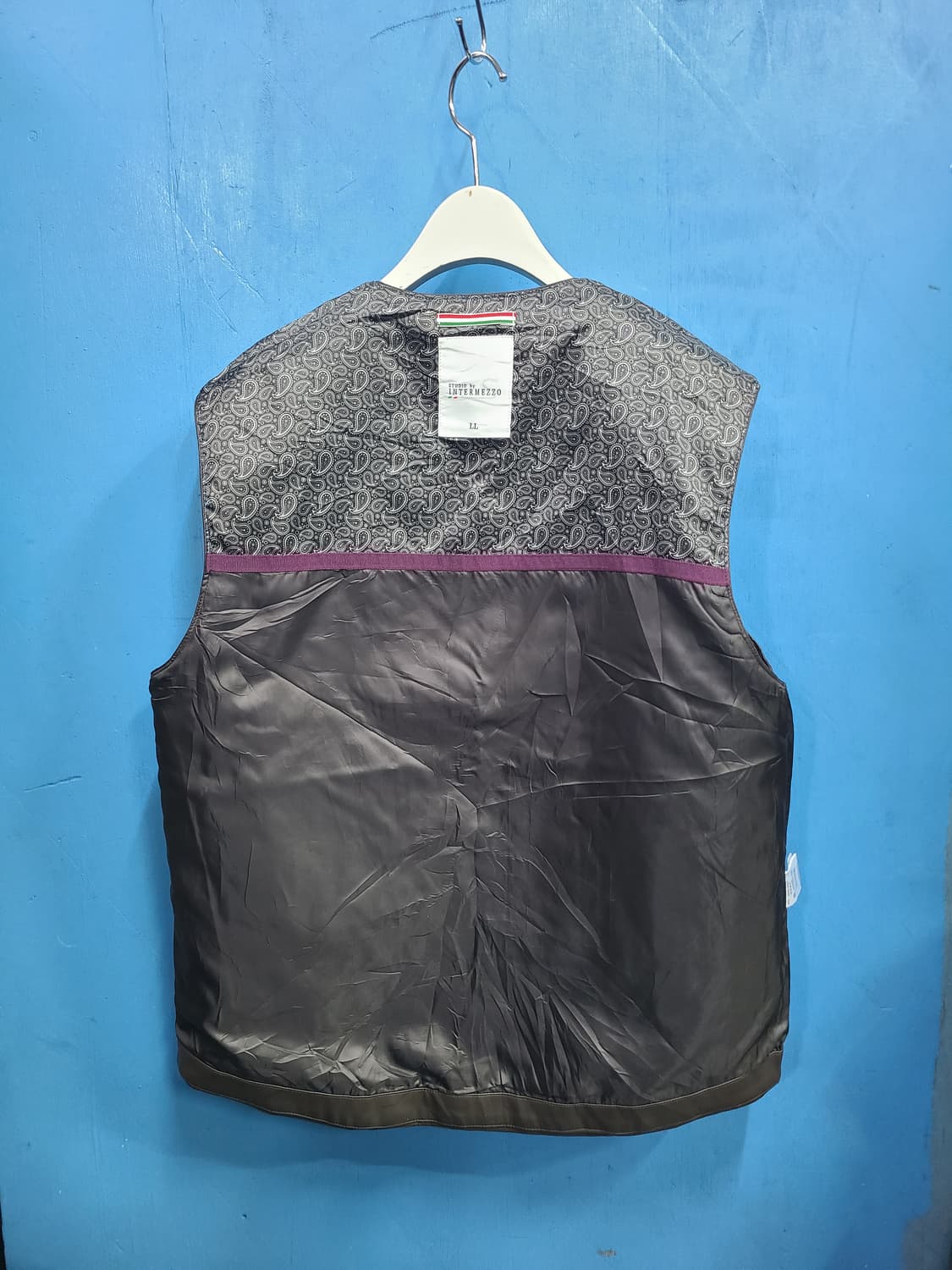 희귀 일본판 인터메조 가죽조끼 like아메카지 상품이미지9