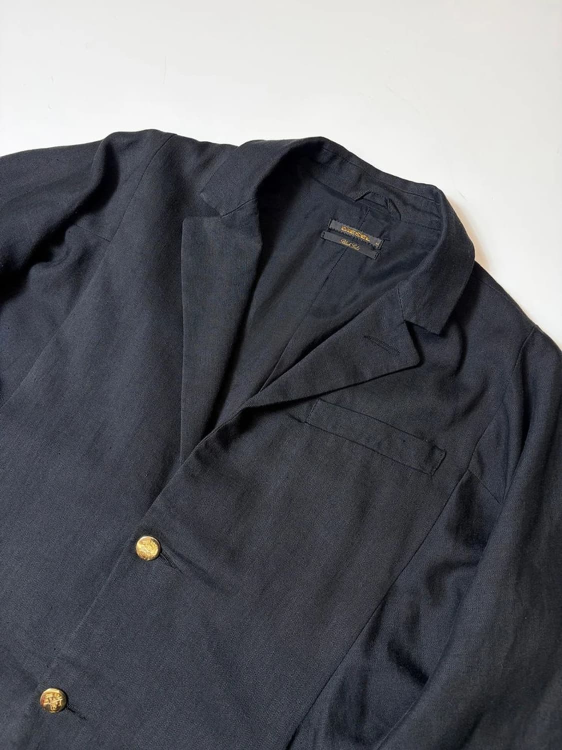 디젤 00's 버진울 린넨 금장 블레이저 자켓 PN9261 상품이미지2