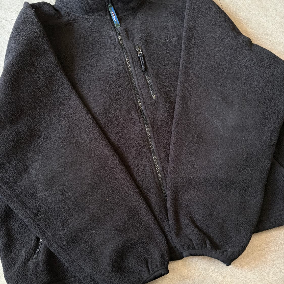 90s L.L.bean 90년대 생산 엘엘빈 블랙 신칠라 플리스 자켓 상품이미지8