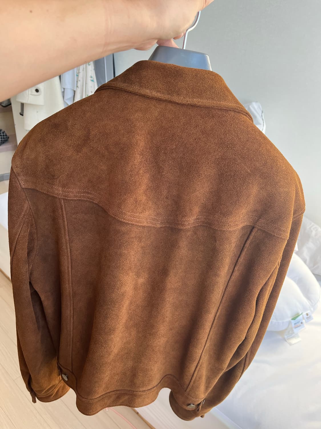 토니웩 웨스턴 스웨이드 트러커 자켓 L 상품이미지3