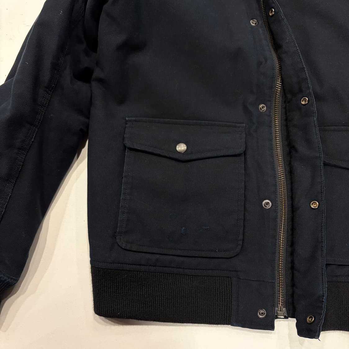 [S] 칼하트 WIP monroe 네이비 워크 자켓 B267 상품이미지6