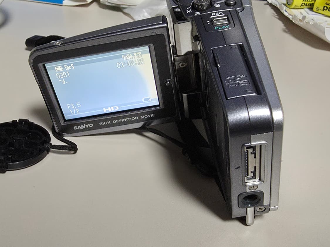 산요 작티 VPC-HD1 빈티지 디지털캠코더 상품이미지4