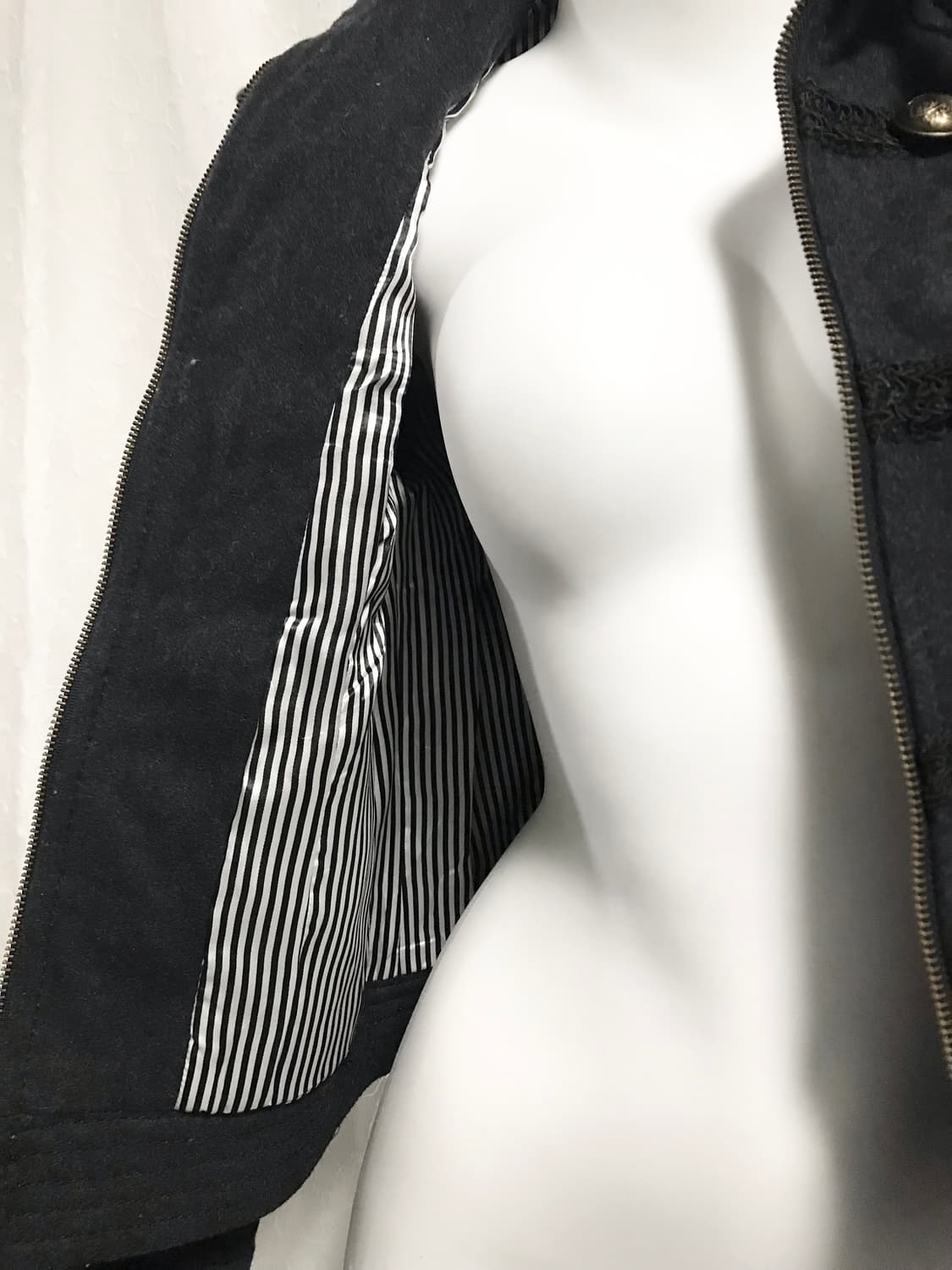 빈티지 아카이브 나폴레옹 집업 울 코트 자켓 상품이미지7