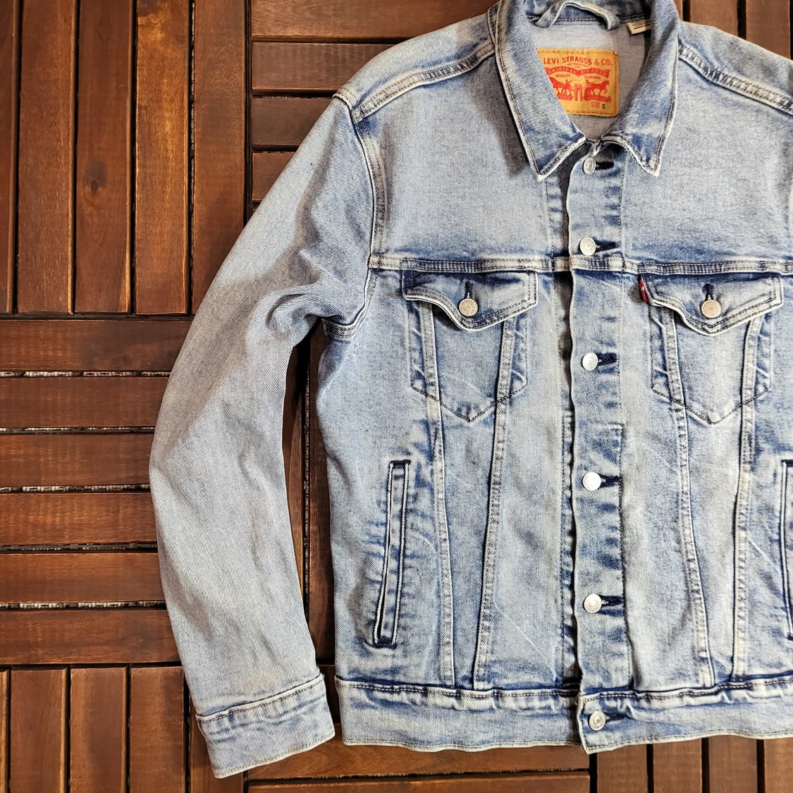 리바이스 데님 자켓 (S) 상품이미지4