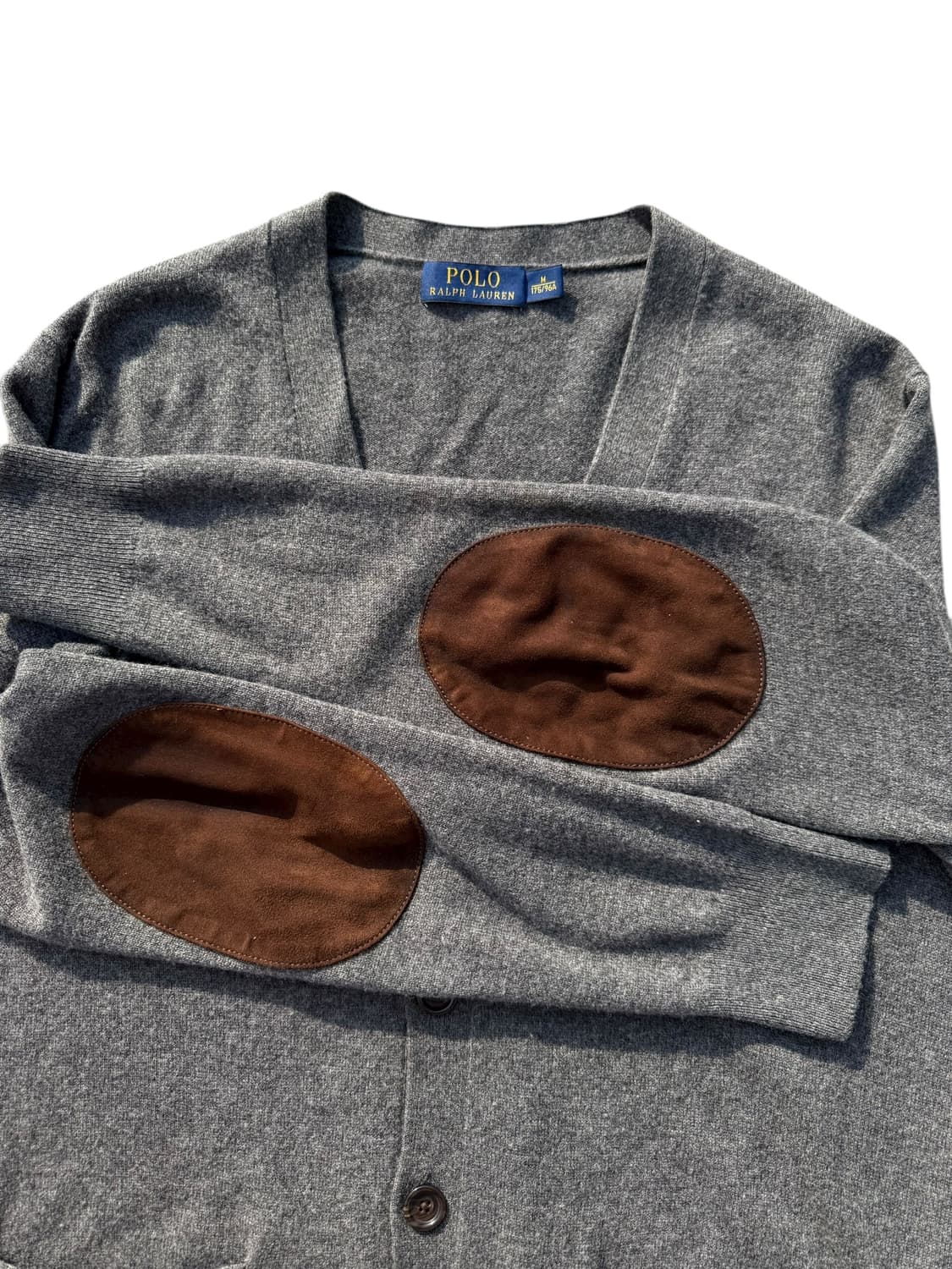 Polo by Ralph Lauren 폴로 메리노울 암패치 가디건 상품이미지2