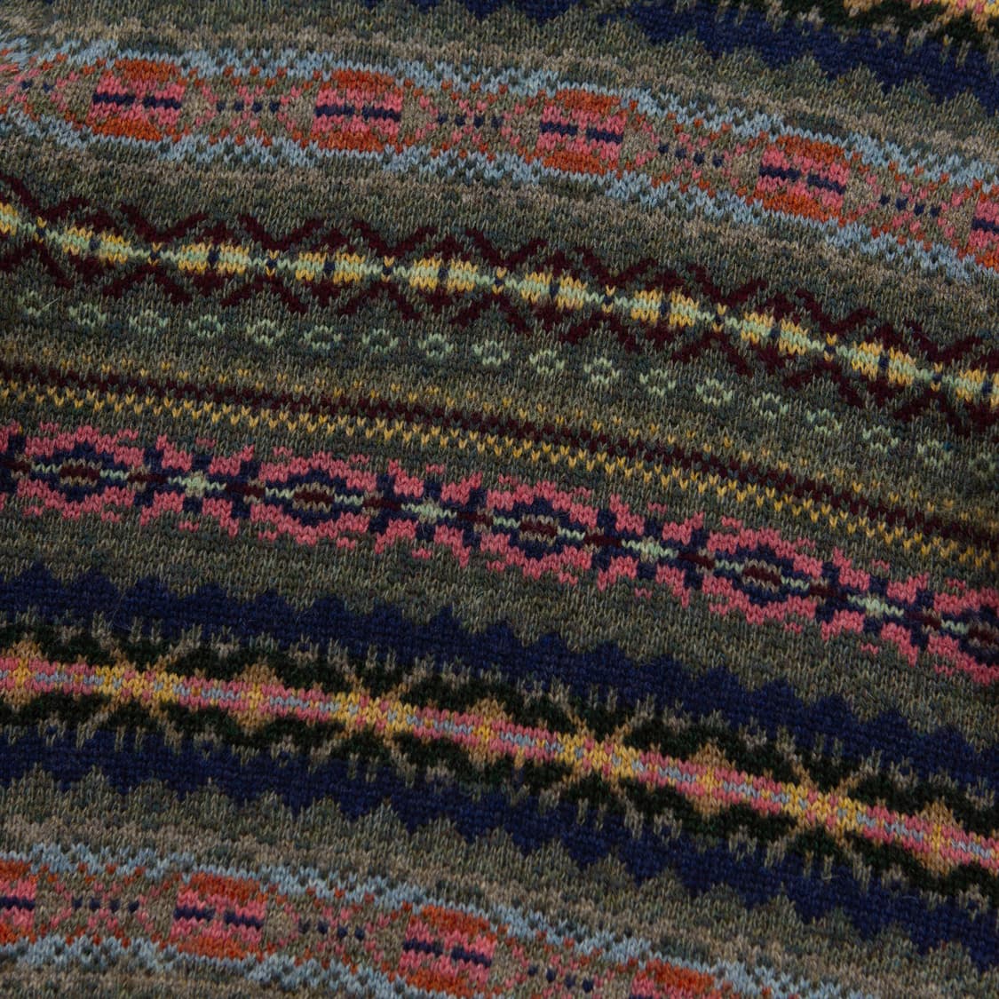 폴로 랄프로렌 알파카 울 페어아일 니트 스웨터 그린 상품이미지3