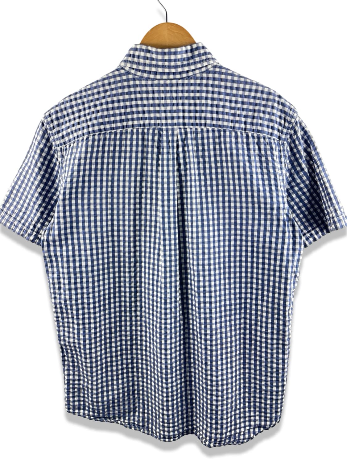 갭 블루체크 반팔셔츠2576 상품이미지2