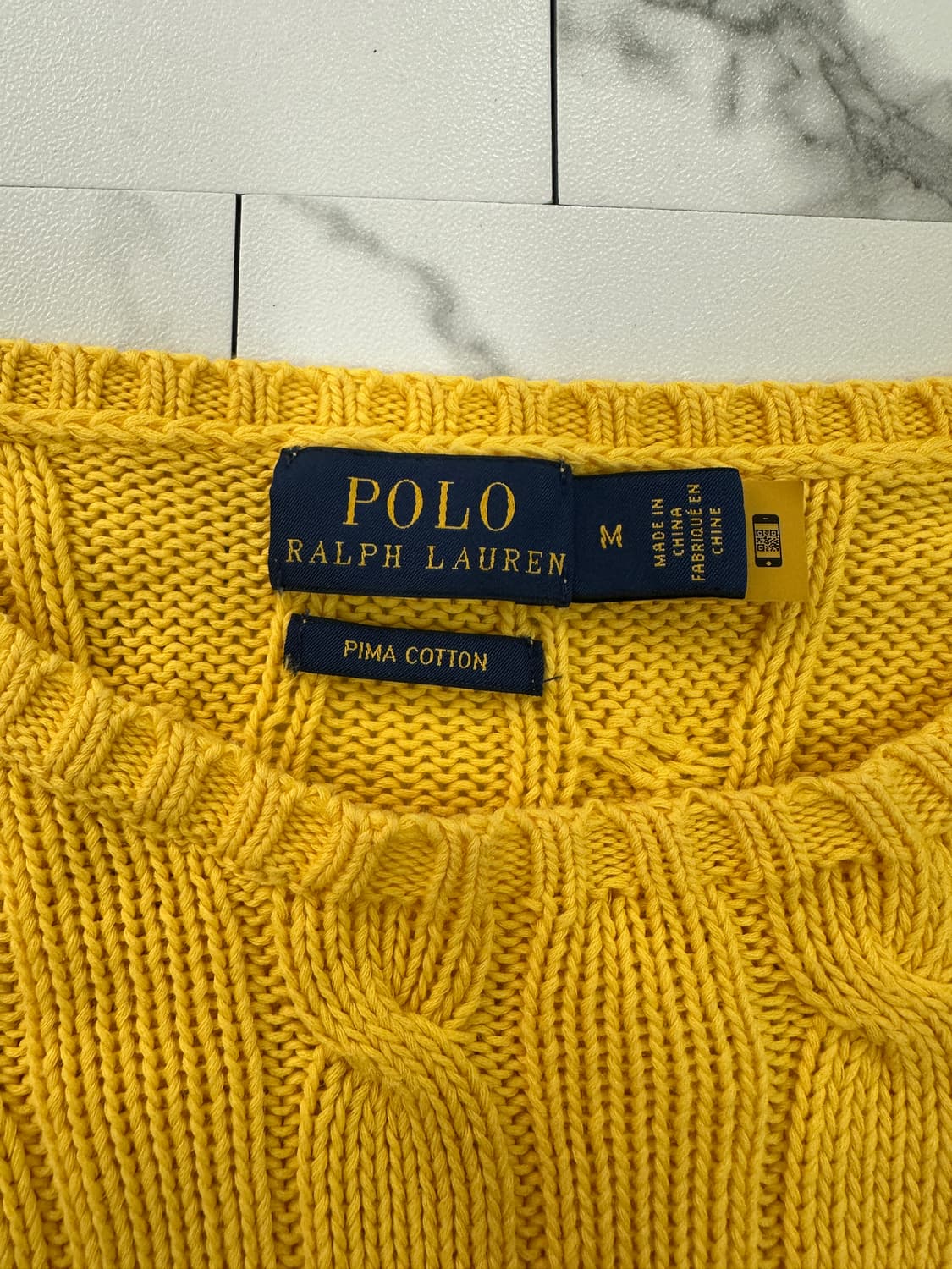 폴로 랄프로렌 피마코튼 케이블 니트 상품이미지4